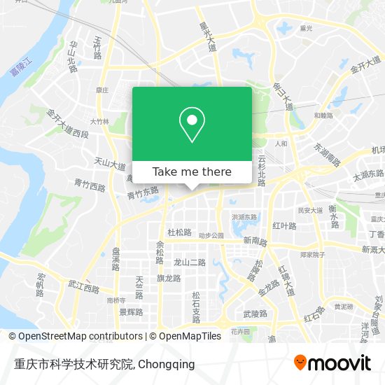 重庆市科学技术研究院 map