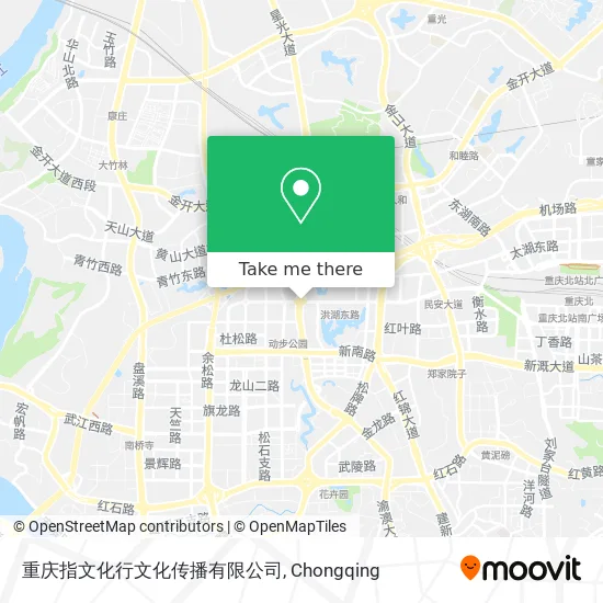 重庆指文化行文化传播有限公司 map