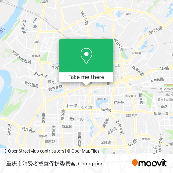 重庆市消费者权益保护委员会 map