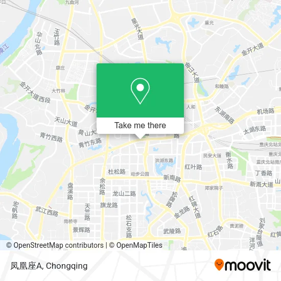 凤凰座A map