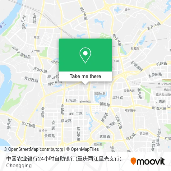 中国农业银行24小时自助银行(重庆两江星光支行) map