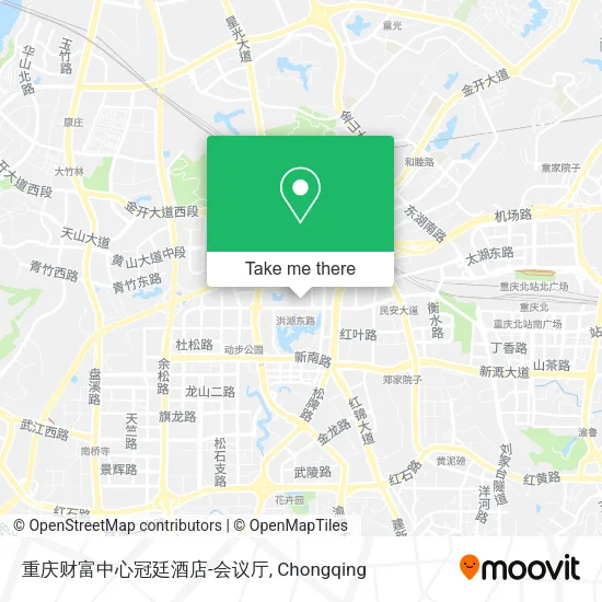 重庆财富中心冠廷酒店-会议厅 map