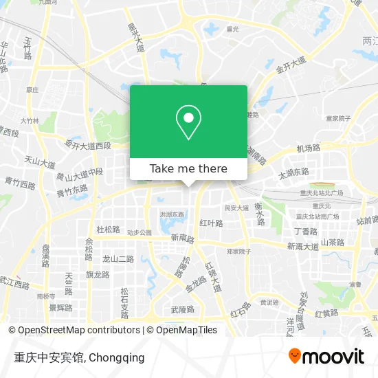 重庆中安宾馆 map