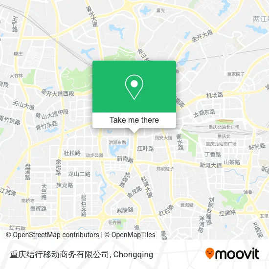 重庆结行移动商务有限公司 map
