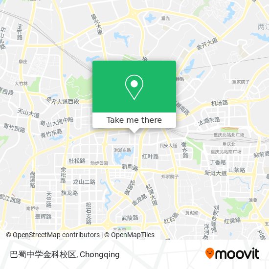 巴蜀中学金科校区 map