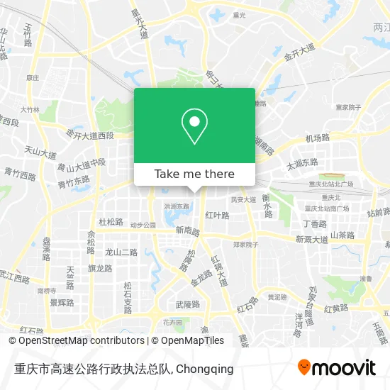 重庆市高速公路行政执法总队 map