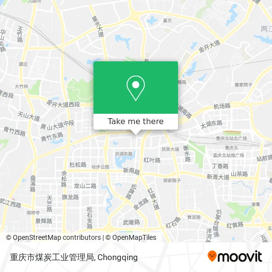 重庆市煤炭工业管理局 map