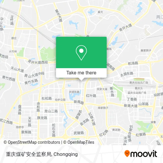 重庆煤矿安全监察局 map