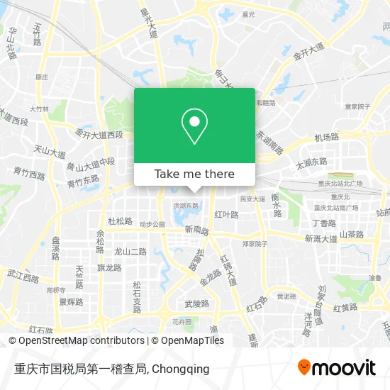 重庆市国税局第一稽查局 map