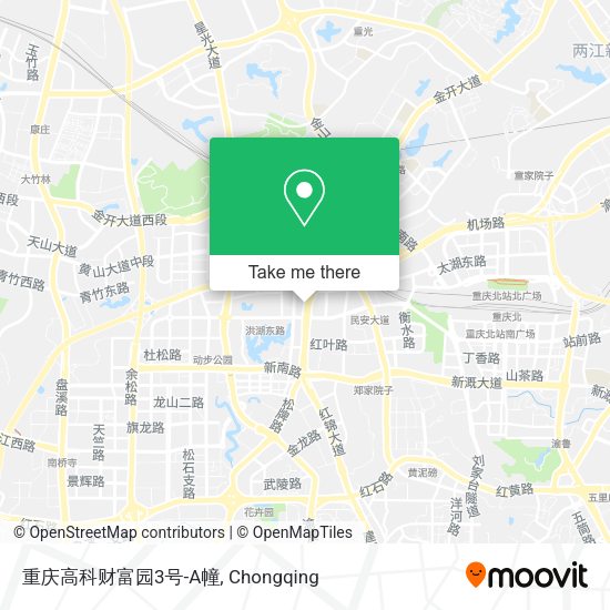 重庆高科财富园3号-A幢 map