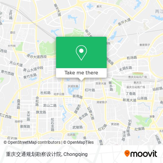 重庆交通规划勘察设计院 map