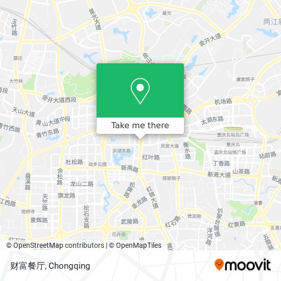 财富餐厅 map