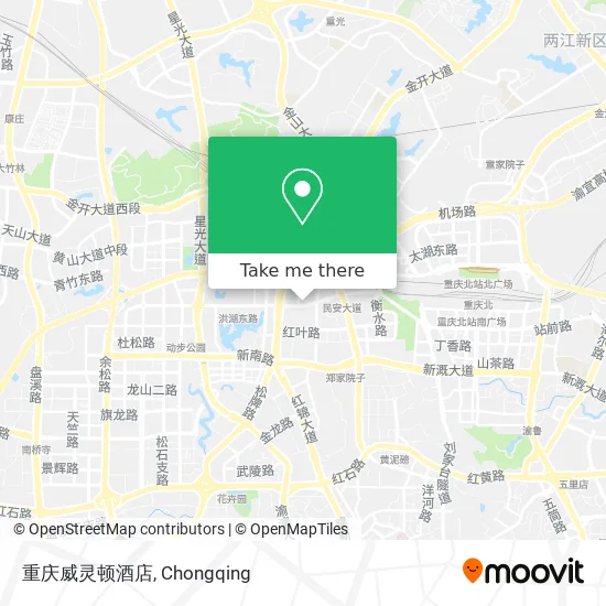 重庆威灵顿酒店 map