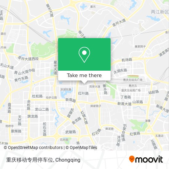 重庆移动专用停车位 map