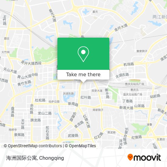 海洲国际公寓 map