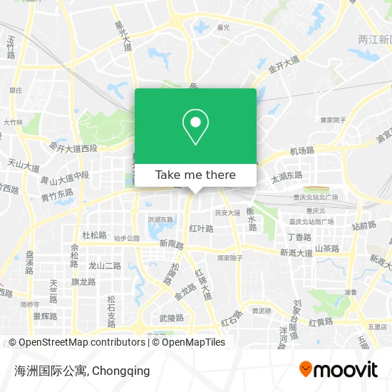 海洲国际公寓 map