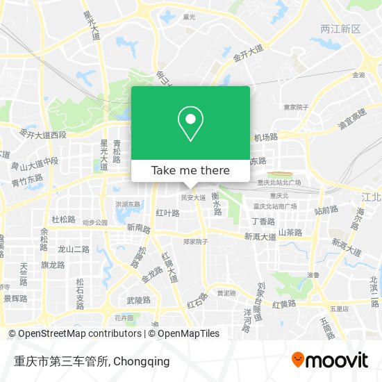 重庆市第三车管所 map