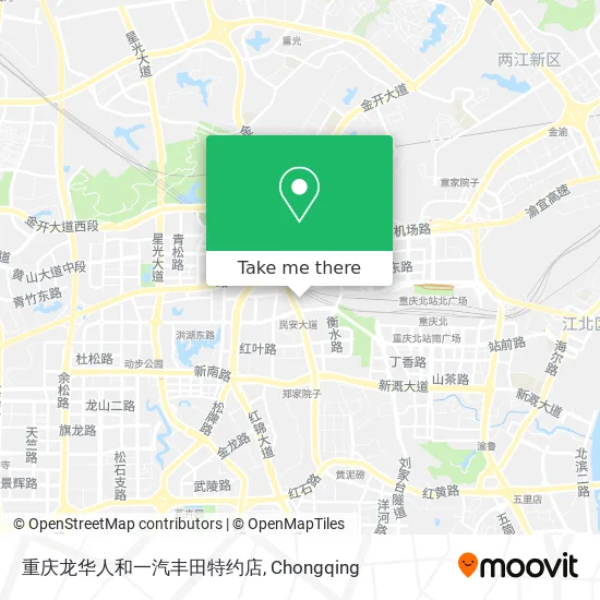 重庆龙华人和一汽丰田特约店 map