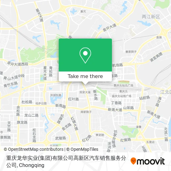 重庆龙华实业(集团)有限公司高新区汽车销售服务分公司 map