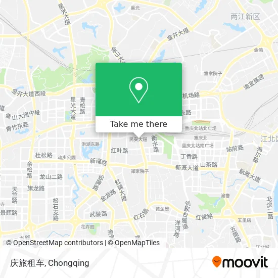 庆旅租车 map