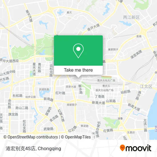 港宏别克4S店 map