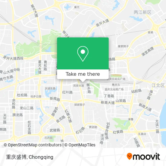 重庆盛博 map