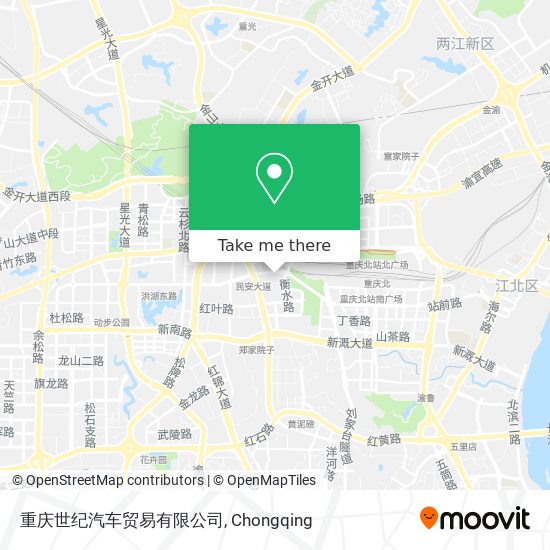 重庆世纪汽车贸易有限公司 map