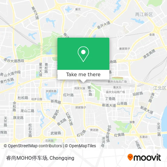 睿尚MOHO停车场 map
