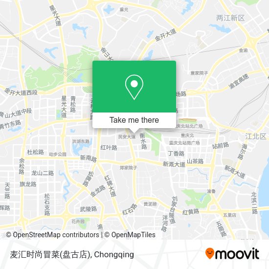 麦汇时尚冒菜(盘古店) map