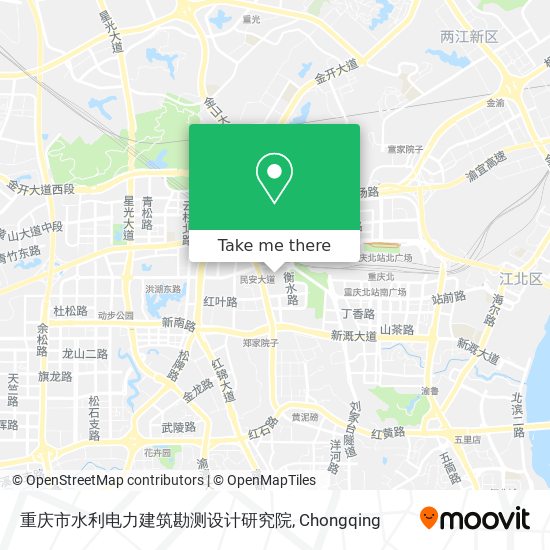 重庆市水利电力建筑勘测设计研究院 map