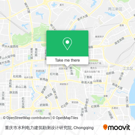 重庆市水利电力建筑勘测设计研究院 map