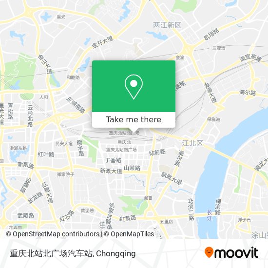 重庆北站北广场汽车站 map