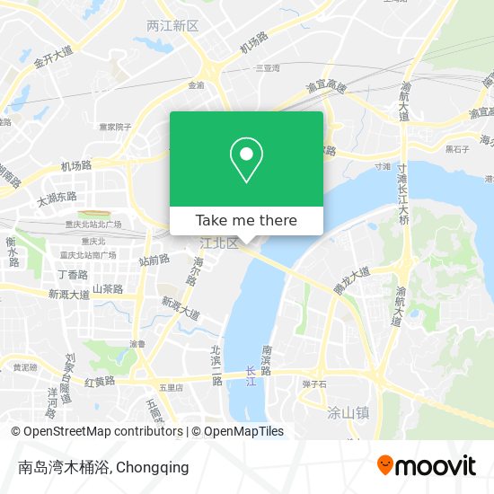 南岛湾木桶浴 map
