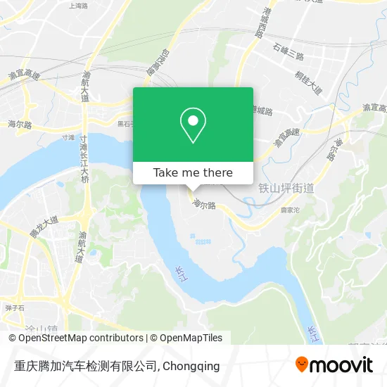 重庆腾加汽车检测有限公司 map