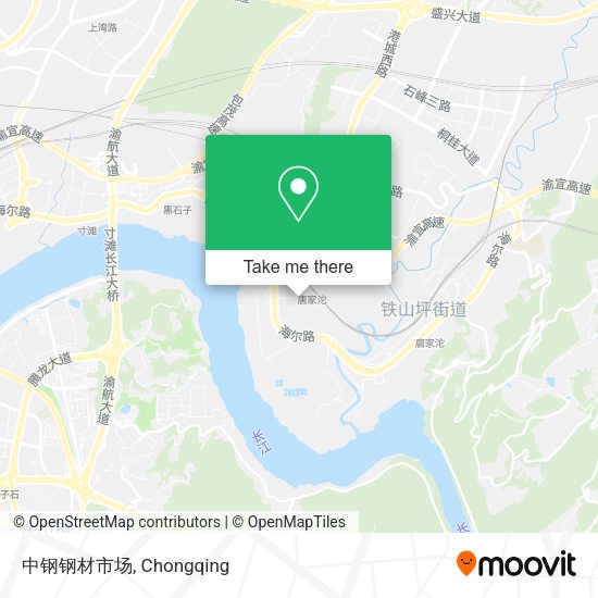 中钢钢材市场 map