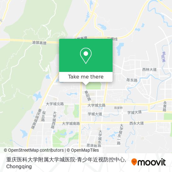 重庆医科大学附属大学城医院-青少年近视防控中心 map