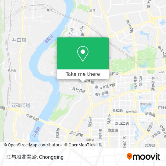 江与城翡翠岭 map