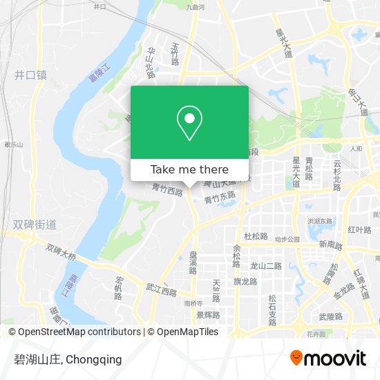 碧湖山庄 map