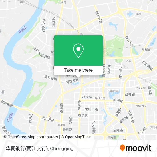 华夏银行(两江支行) map