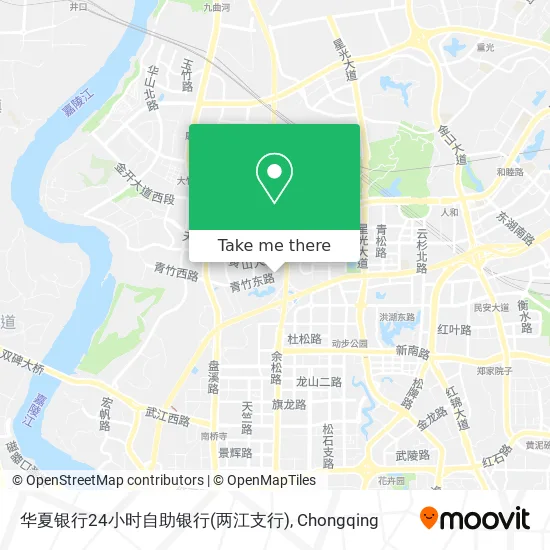华夏银行24小时自助银行(两江支行) map