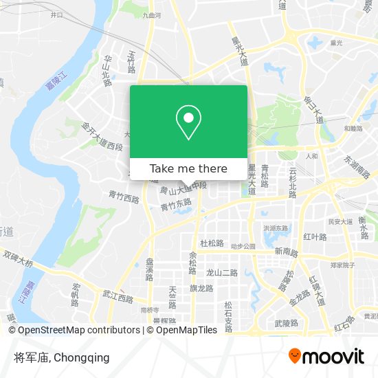 将军庙 map