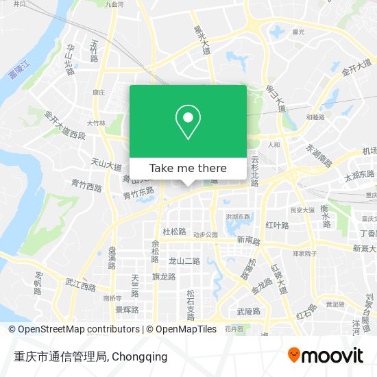 重庆市通信管理局 map