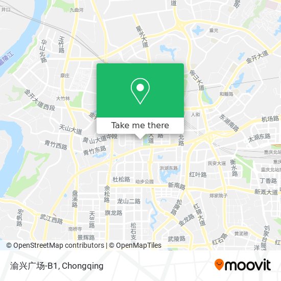 渝兴广场-B1 map