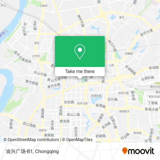 渝兴广场-B1 map