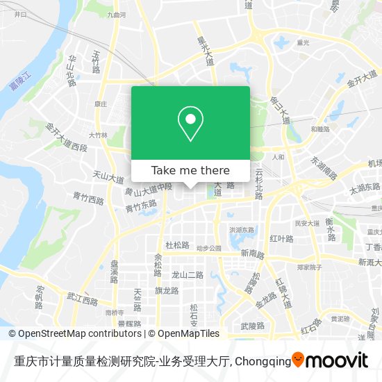 重庆市计量质量检测研究院-业务受理大厅 map