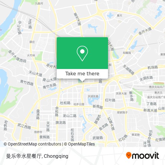 曼乐帝水星餐厅 map