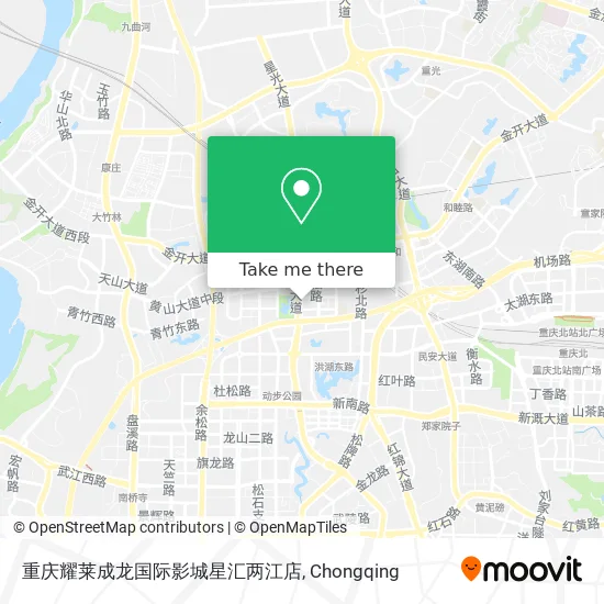 重庆耀莱成龙国际影城星汇两江店 map
