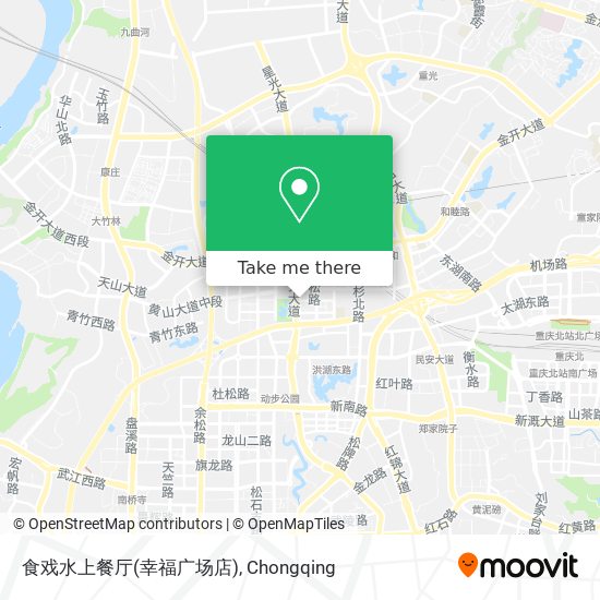 食戏水上餐厅(幸福广场店) map