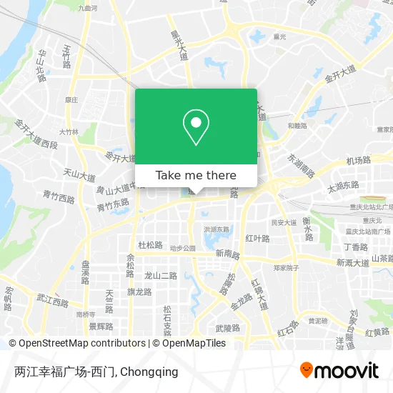 两江幸福广场-西门 map