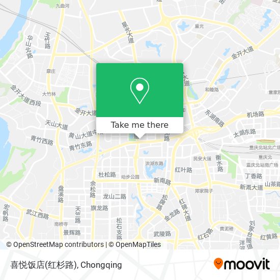 喜悦饭店(红杉路) map